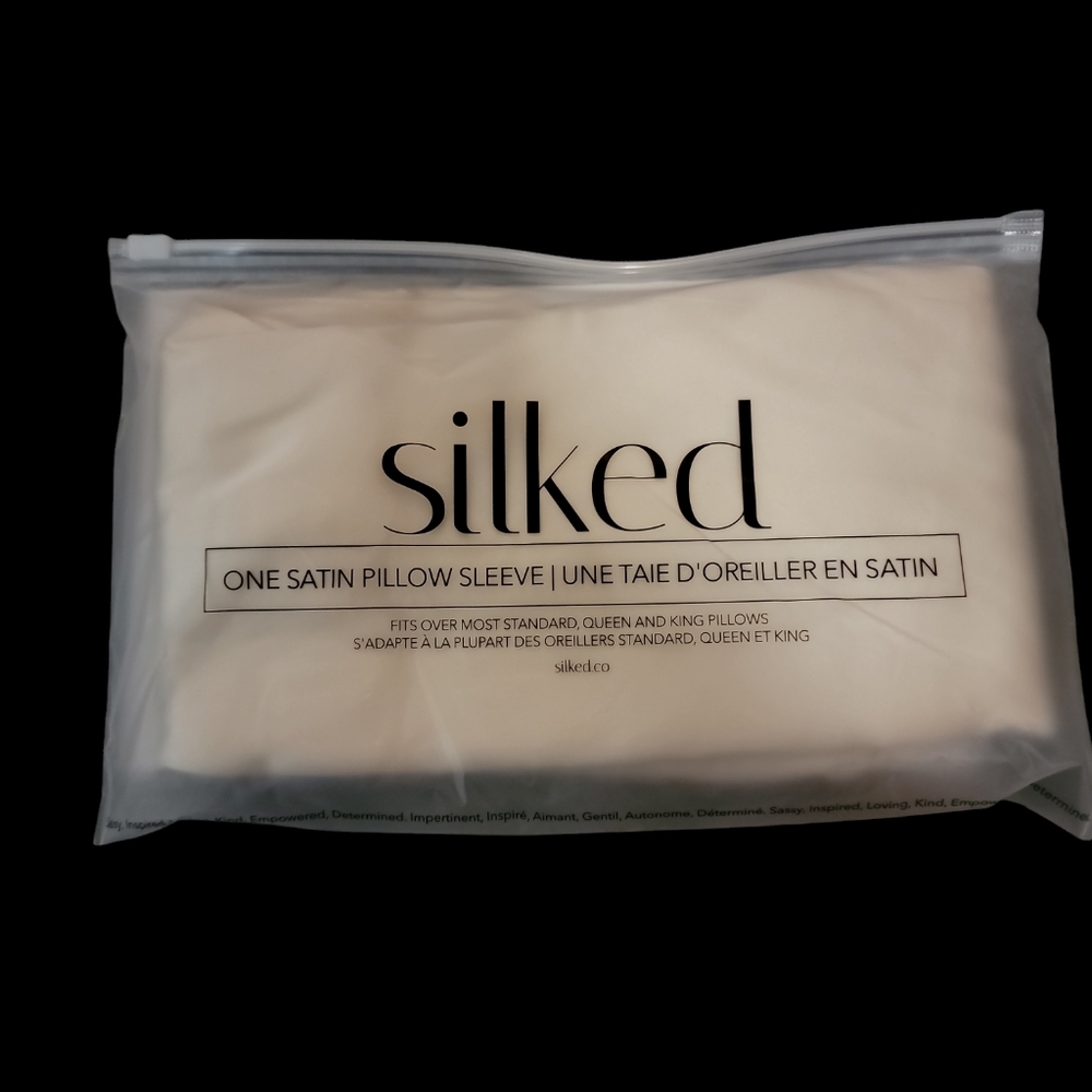 Silked Pillow Case for most Queen or King Pillows